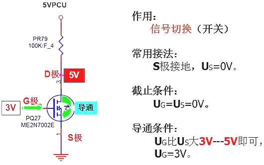 場效應(yīng)管電路圖符號(hào)
