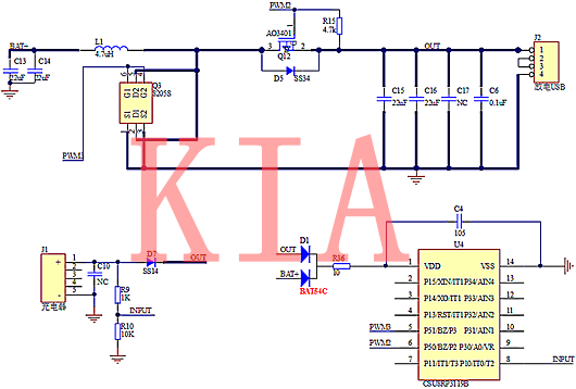 移動電源系統(tǒng)中MOS管和肖特基二極管怎么選？-KIA MOS管