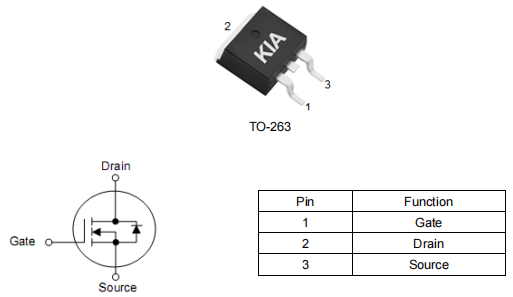 bms專(zhuān)用mos,2803mos管,30v150a,KNB2803S場(chǎng)效應(yīng)管參數(shù)-KIA MOS管